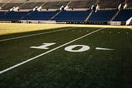 10 yard line of pro football feild.
