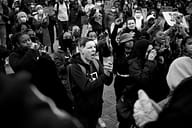 The people of Manchester break lockdown to join the global Black Lives Matter protests.