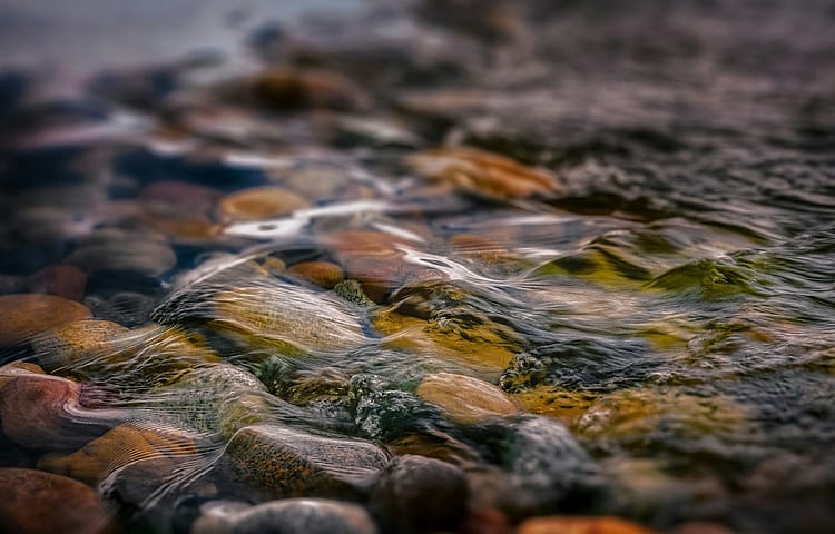 Water Flowing Over Rocks